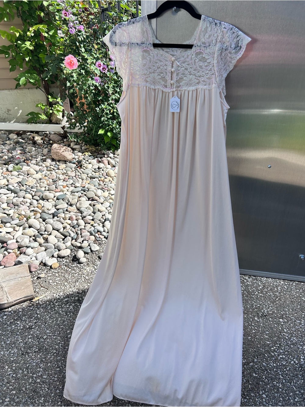 70s Shadow line nightgown